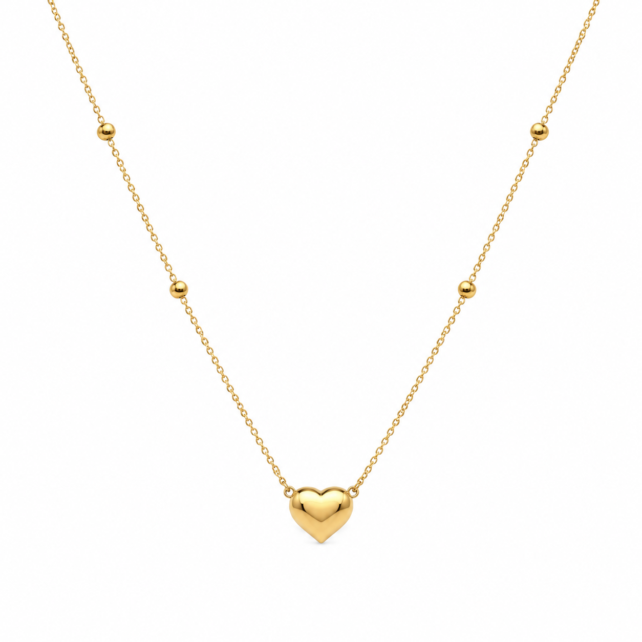 Collar accesorio Dama dorado perlas