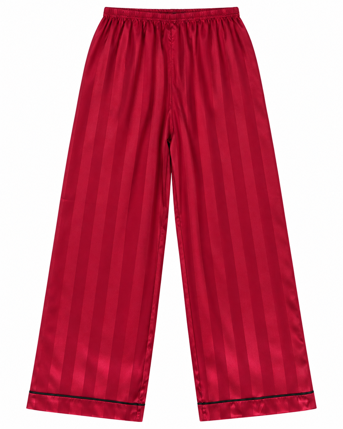 Pijama dama satinada roja con detalle Love