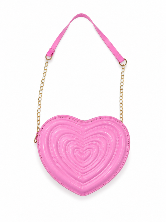 💕 Bolsa de Dama Corazón Rosa