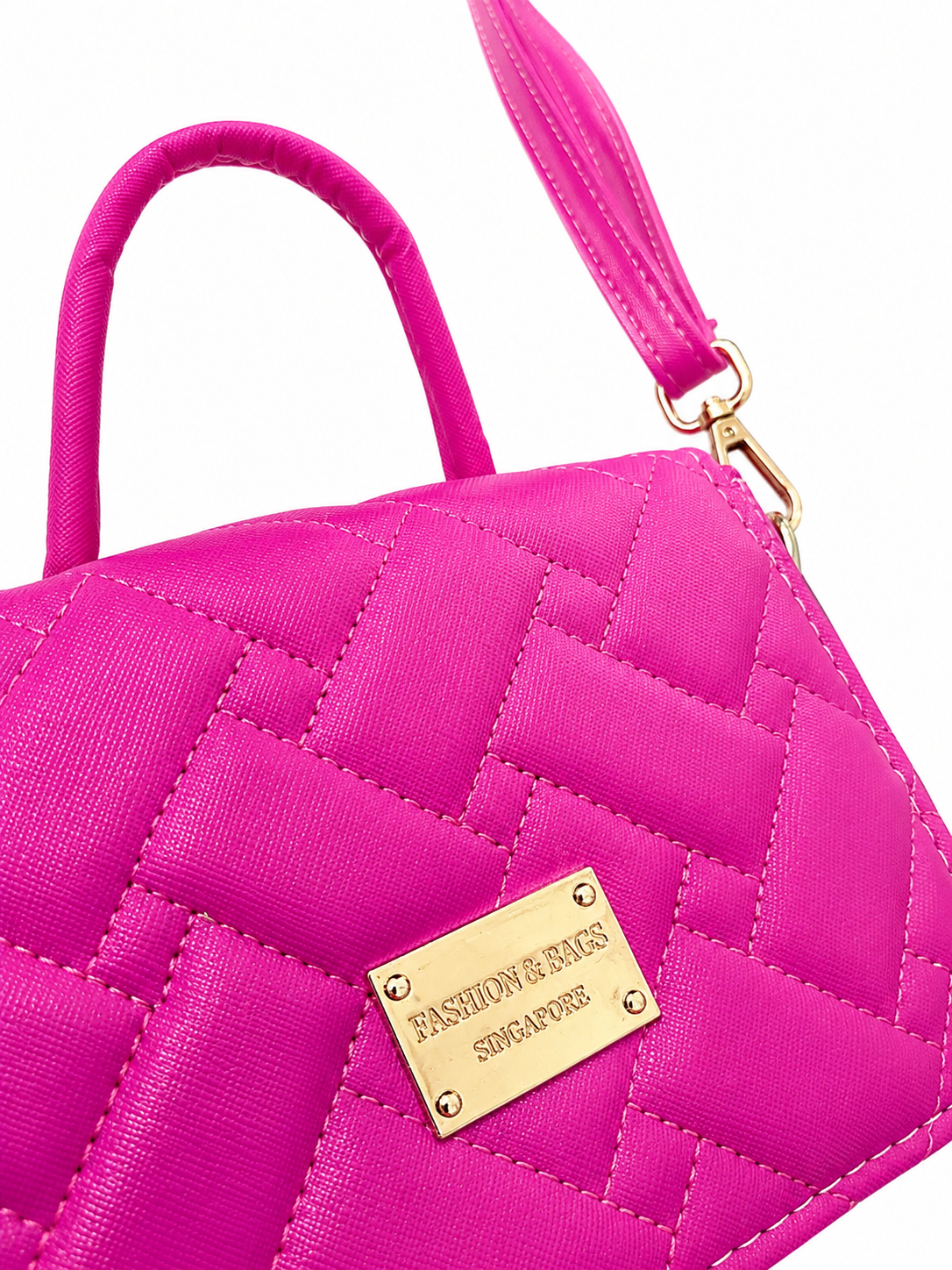 💕 Bolsa Dama Rosa Fucsia