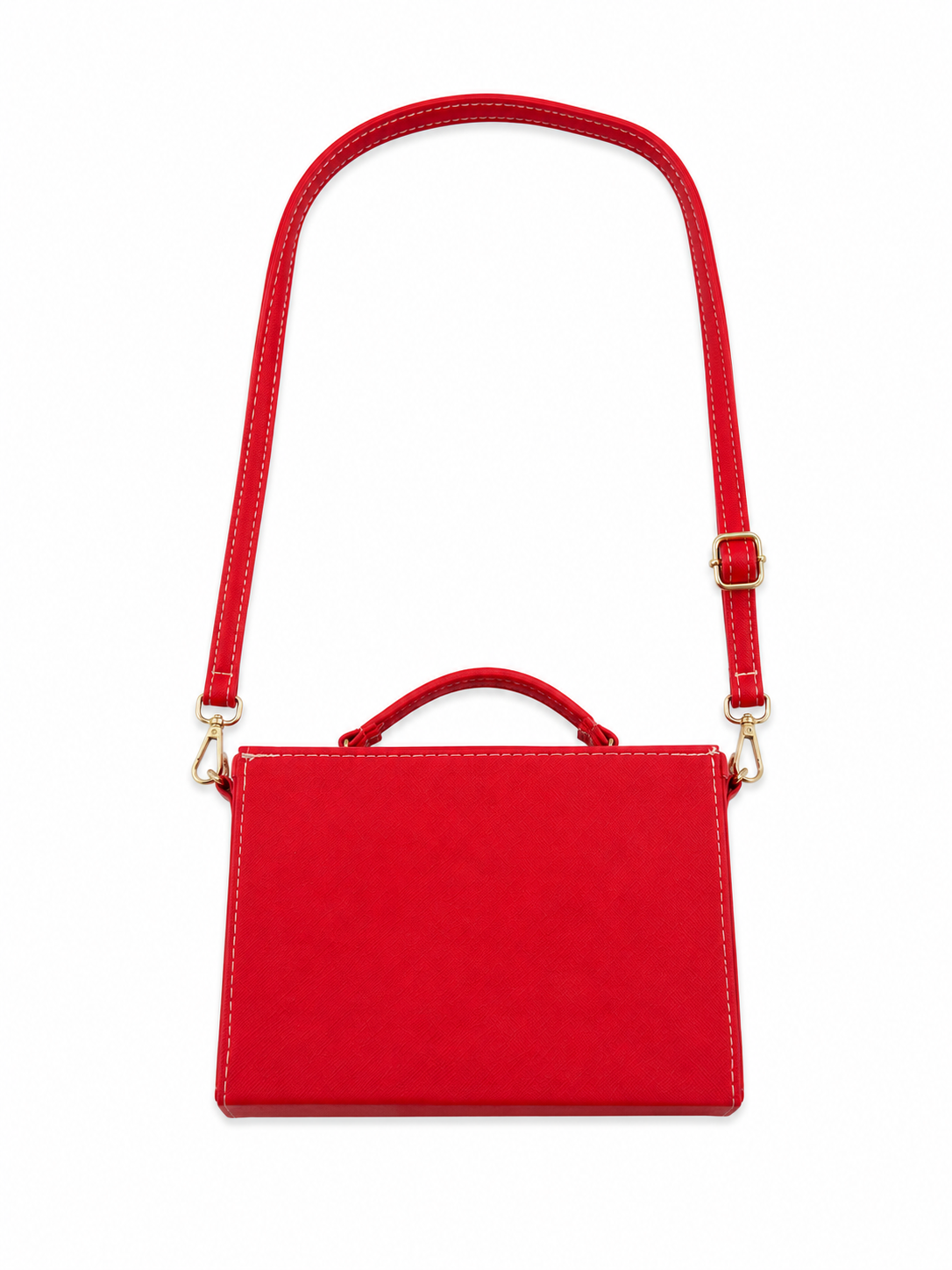 ❤️ Bolsa Dama Roja con Detalles de Corazón