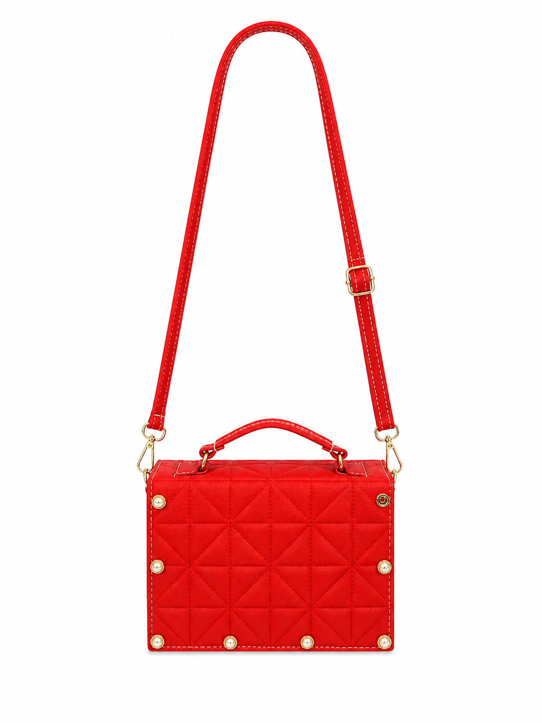 ❤️ Bolsa Dama Roja Acolchada