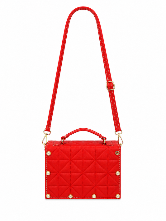 ❤️ Bolsa Dama Roja Acolchada