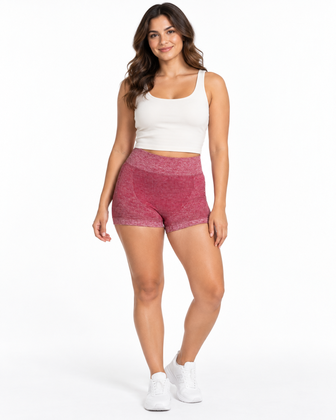 Legging dama deportivo tipo short con efecto push up