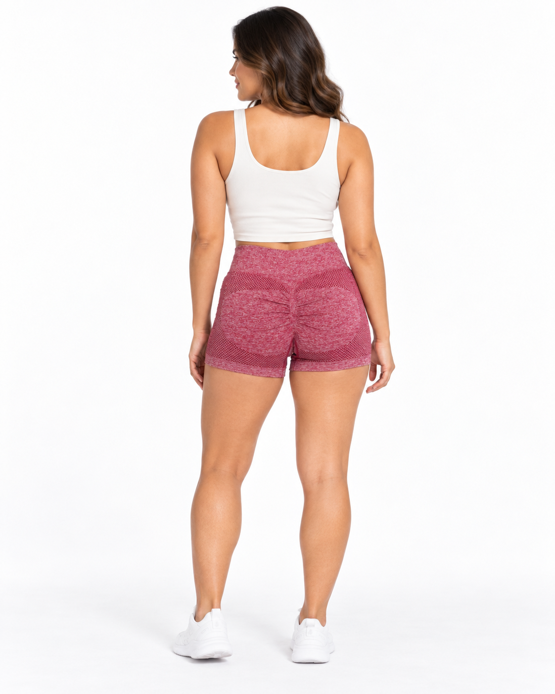 Legging dama deportivo tipo short con efecto push up