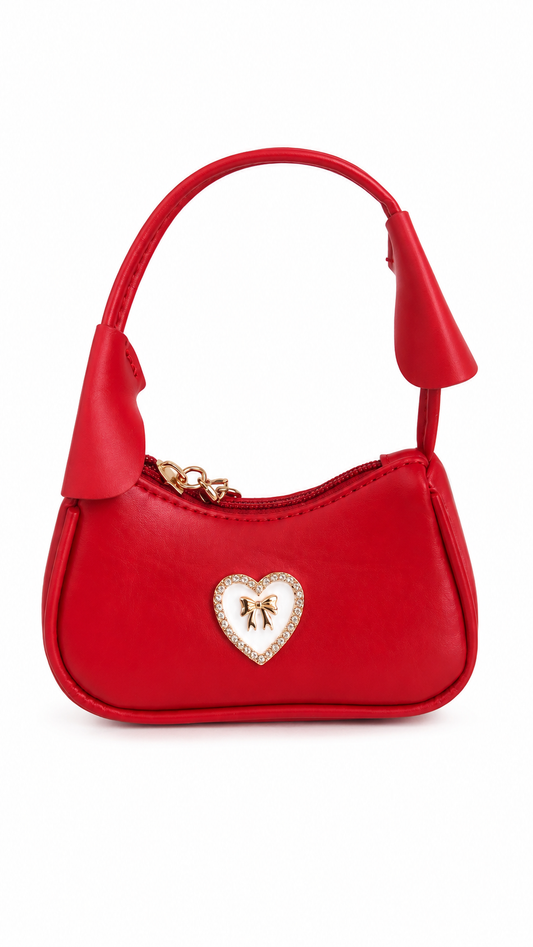 Bolsa infantil corazon brillante