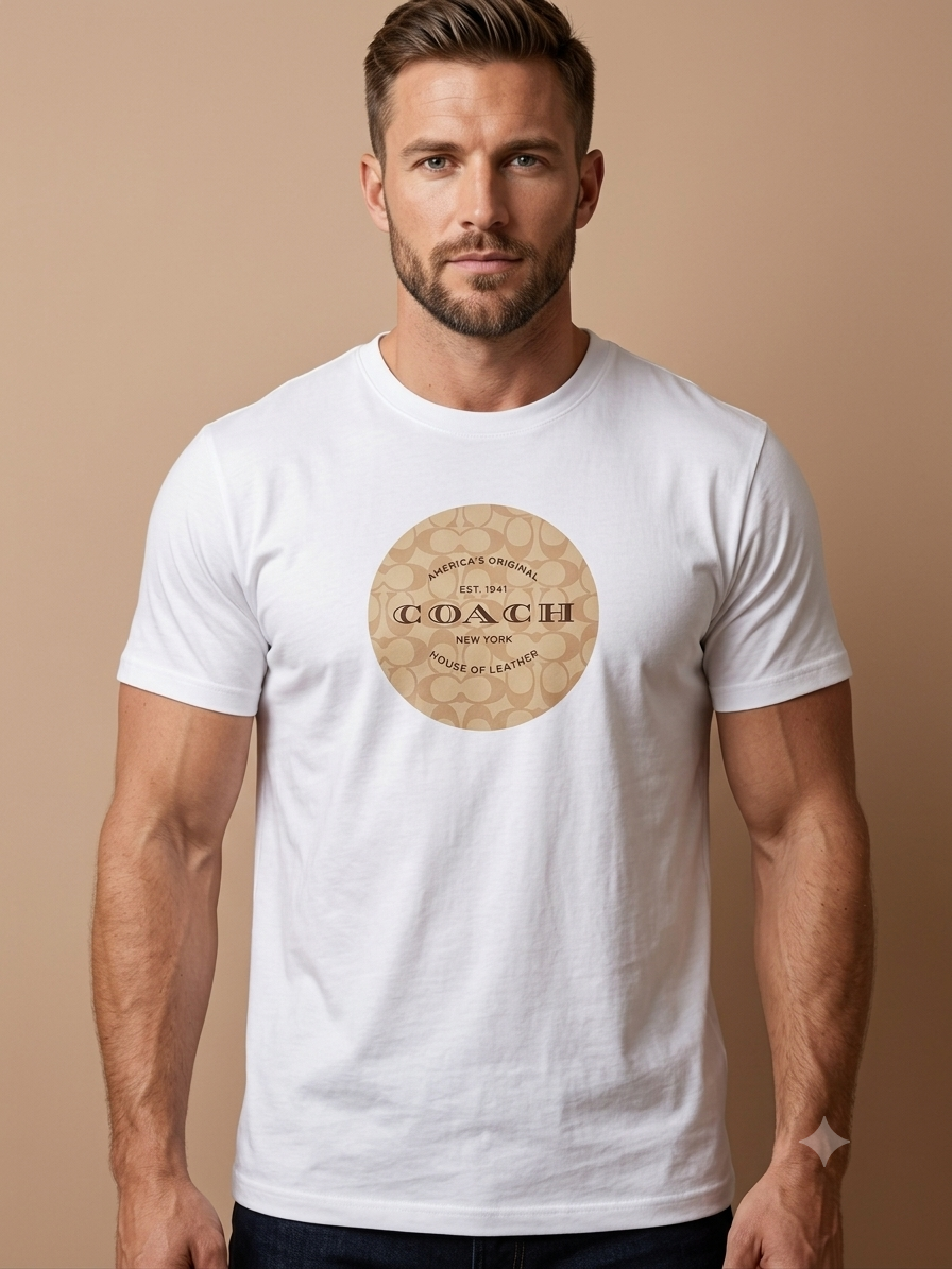 Playera caballero Extra Grande xl Co@ch Bl@nc@