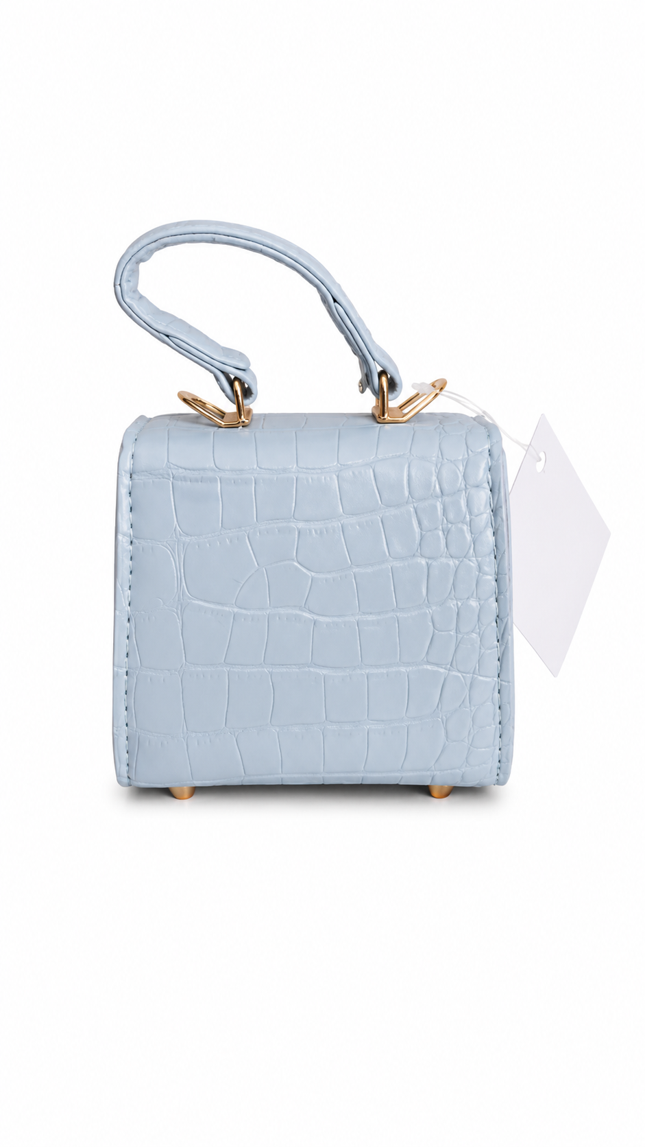 Bolsa Infantil Mini Croco Azul Cielo