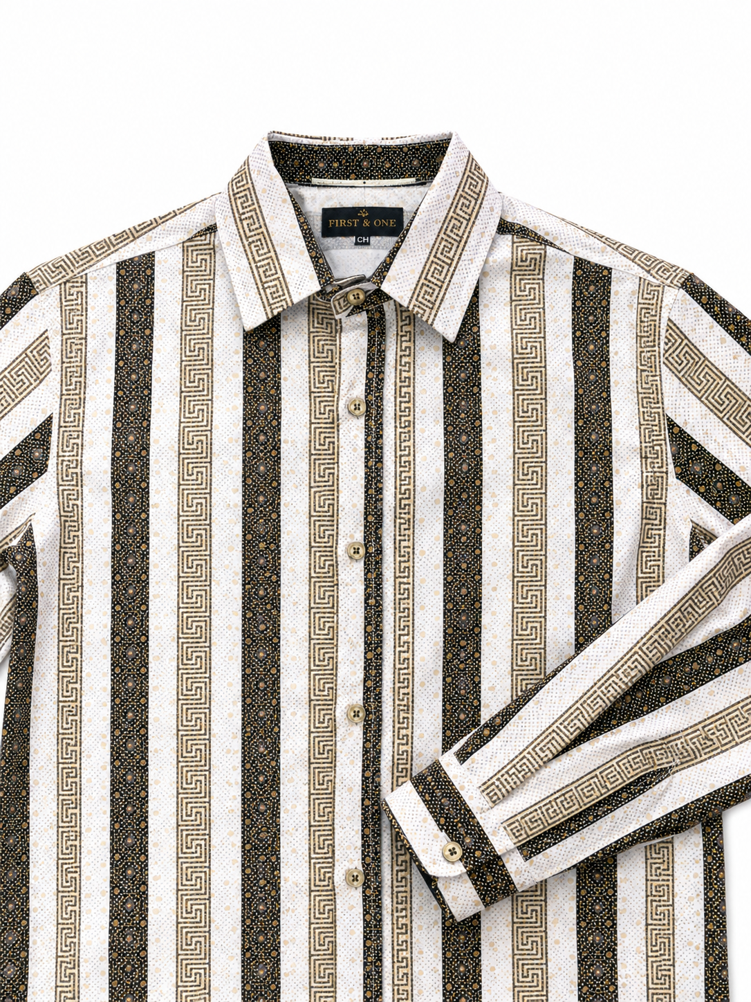 Camisa Caballero chica FIRST Y @NE Premium Rayas Elegantes