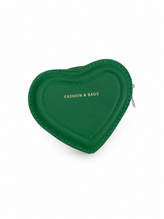 Bolsa Infantil Corazón Verde
