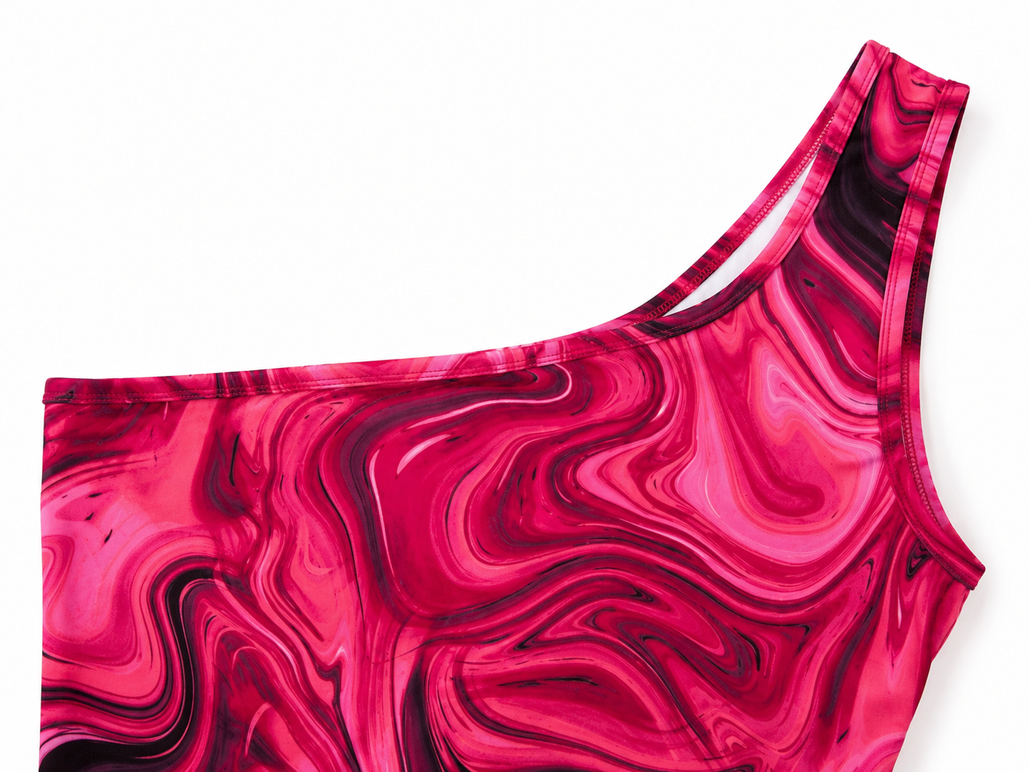 Vestido dama extra chico rosa marmoleado SH@IN