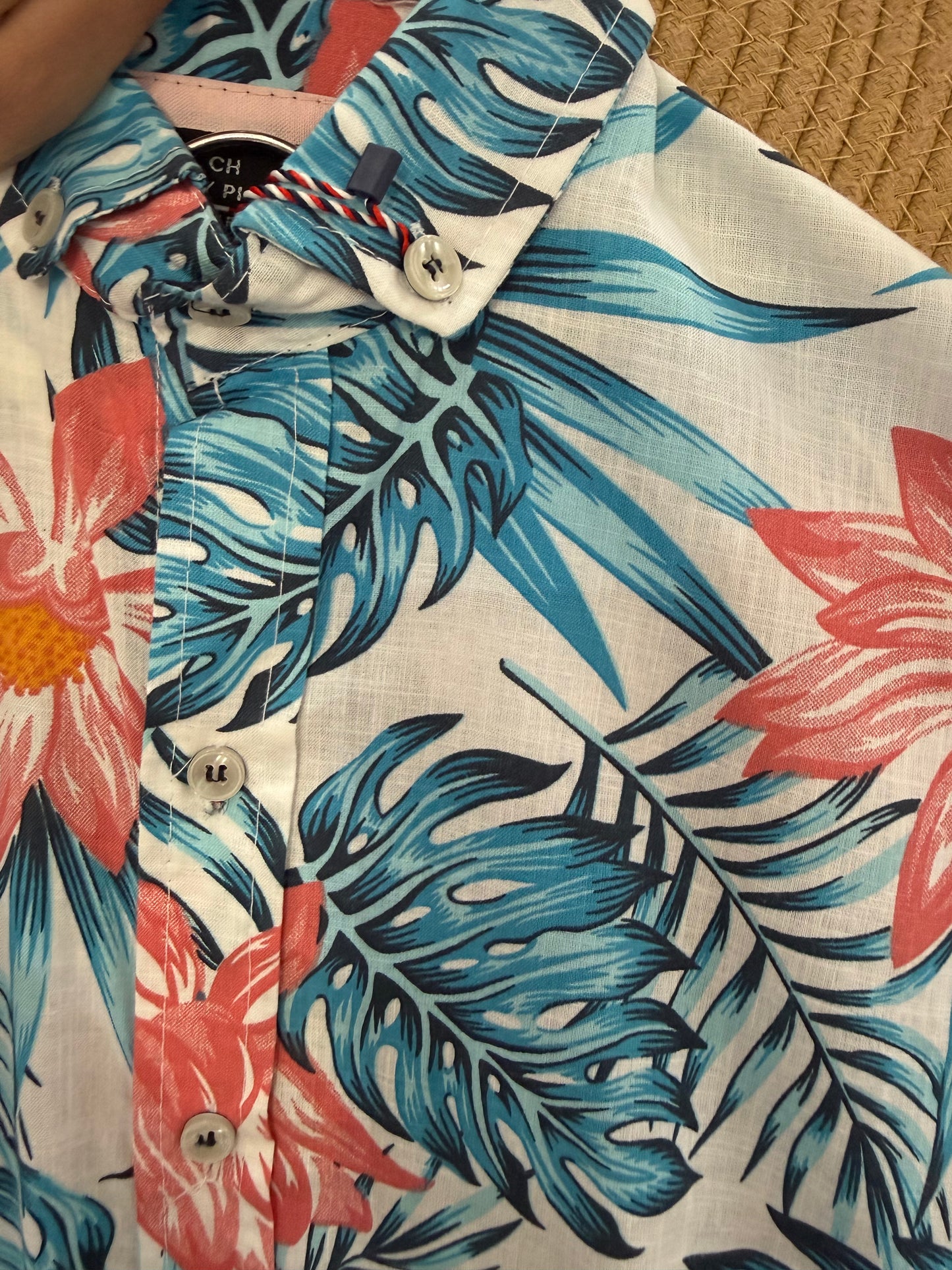 Camisa Caballero chica L@LLY PLATIN@ tropical