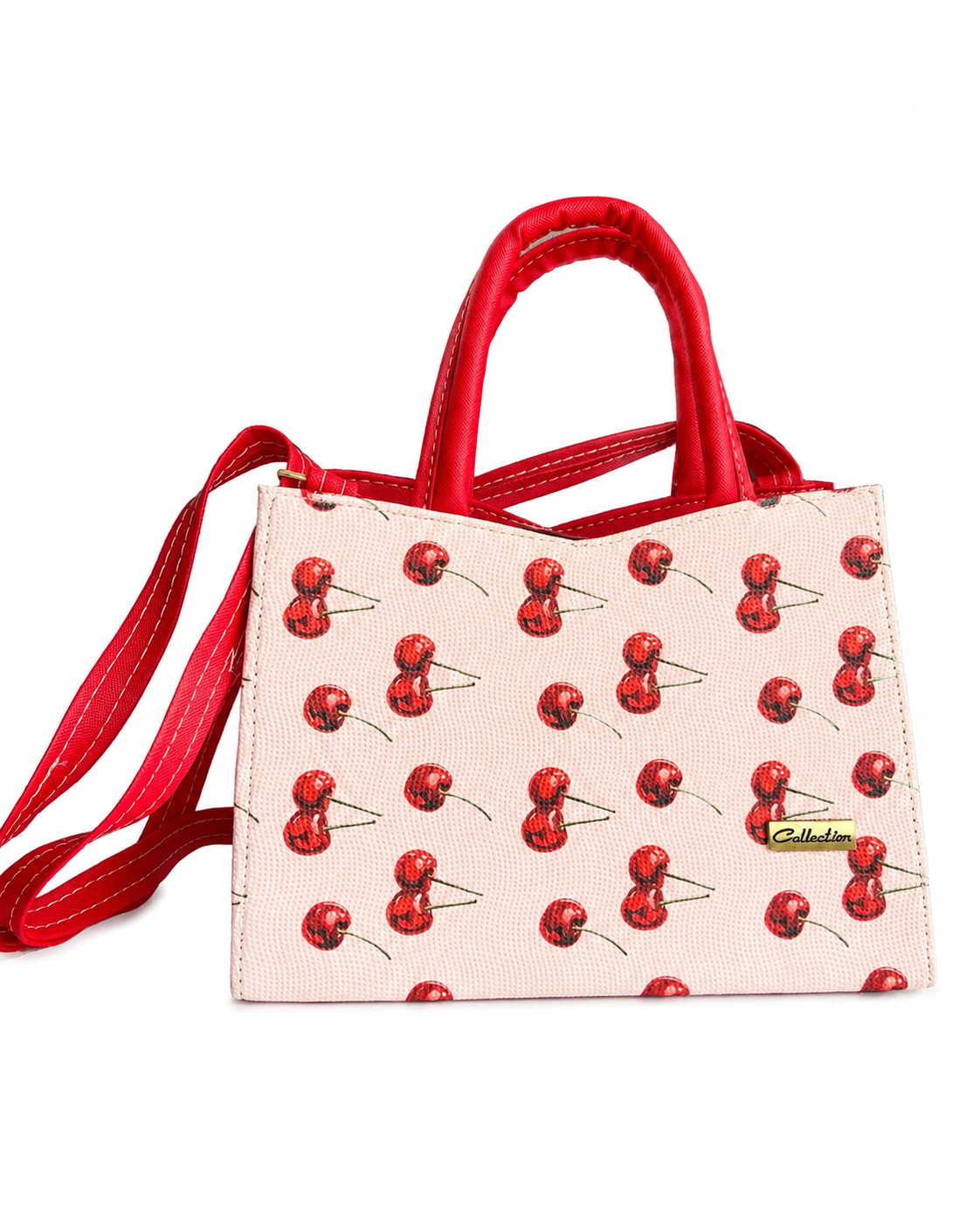 Bolsa de Dama Cherry Roja – Doble Forma de Uso 🍒❤️
