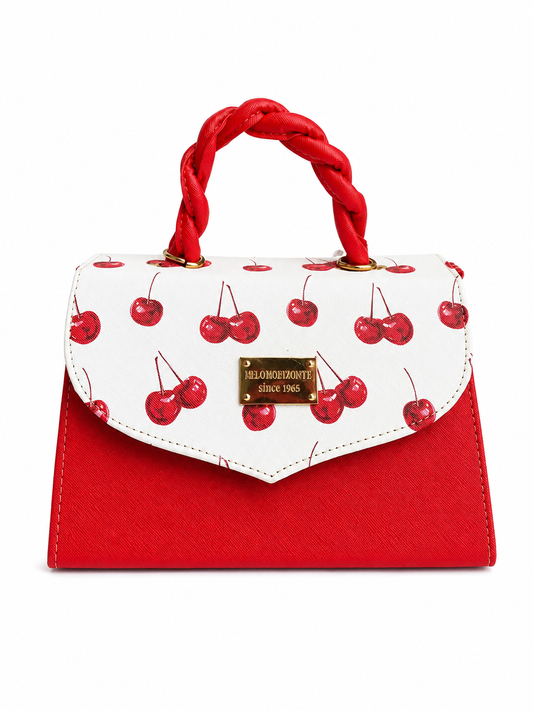 Bolsa de Dama Cherry Blanca y Roja 🍒❤️