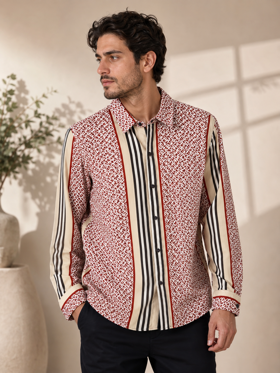 Camisa caballero mediana B@rberry