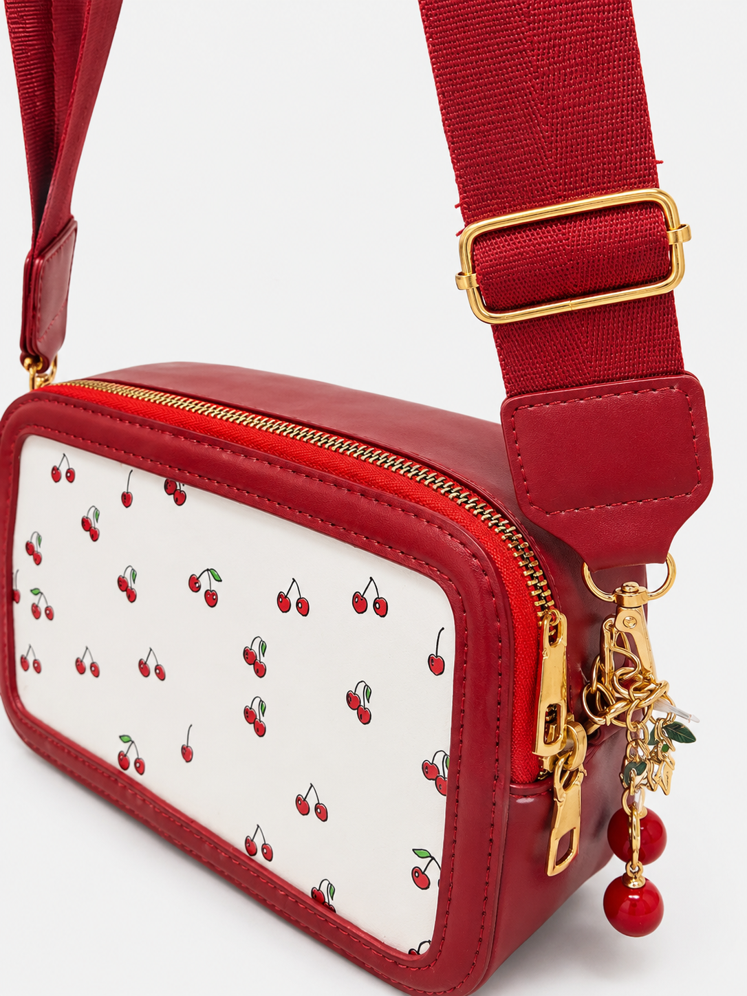 Bolsa de Dama Rectangular Cerezas 🍒