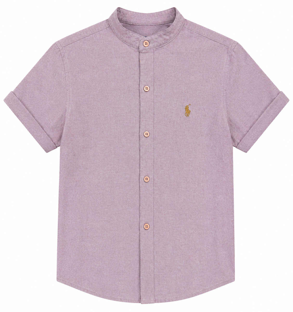 Camisa niño cuello redondo manga corta