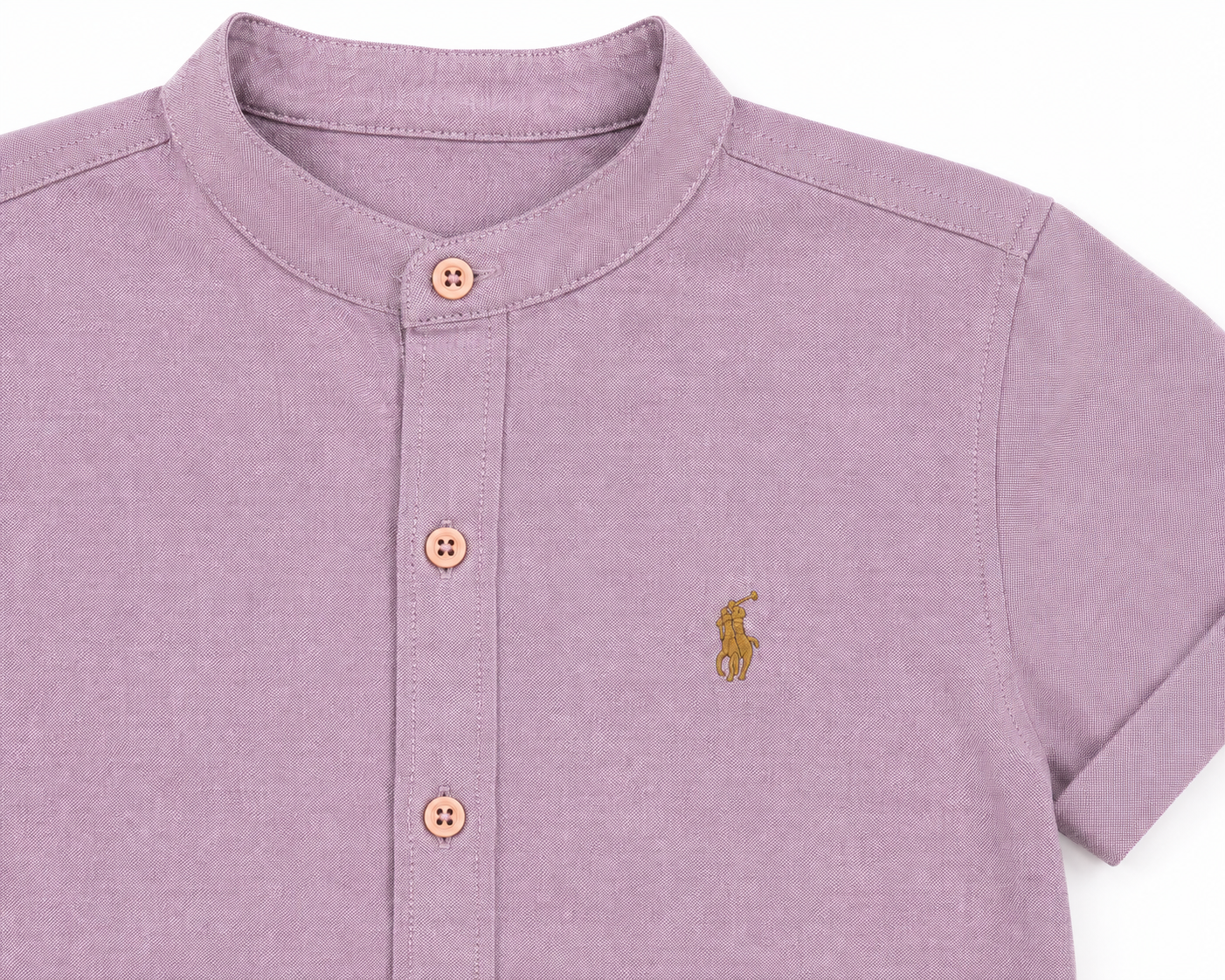 Camisa niño cuello redondo manga corta