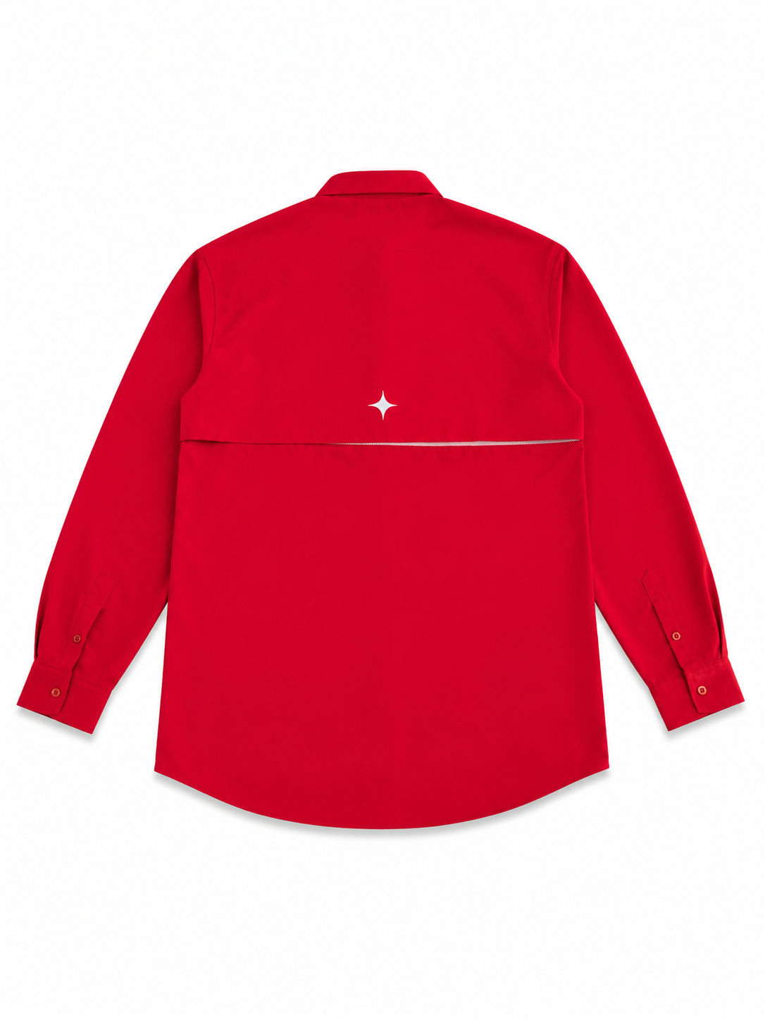 Camisa Caballero Roja MAJ@ Manga Larga