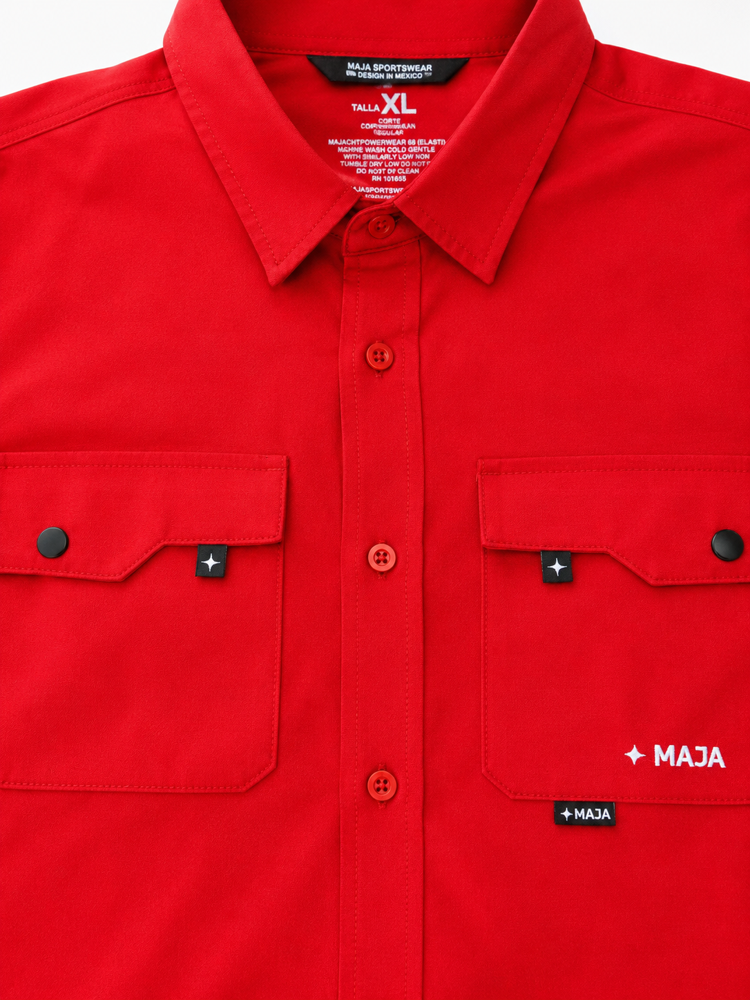 Camisa caballero XL Extra Grande M@JA roja