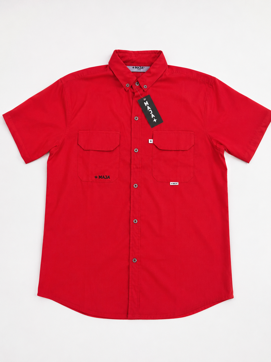 Camisa caballero XL Extra Grande  M@Ja Rojo