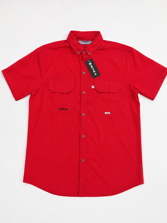 Camisa caballero XL Extra Grande  M@Ja Rojo