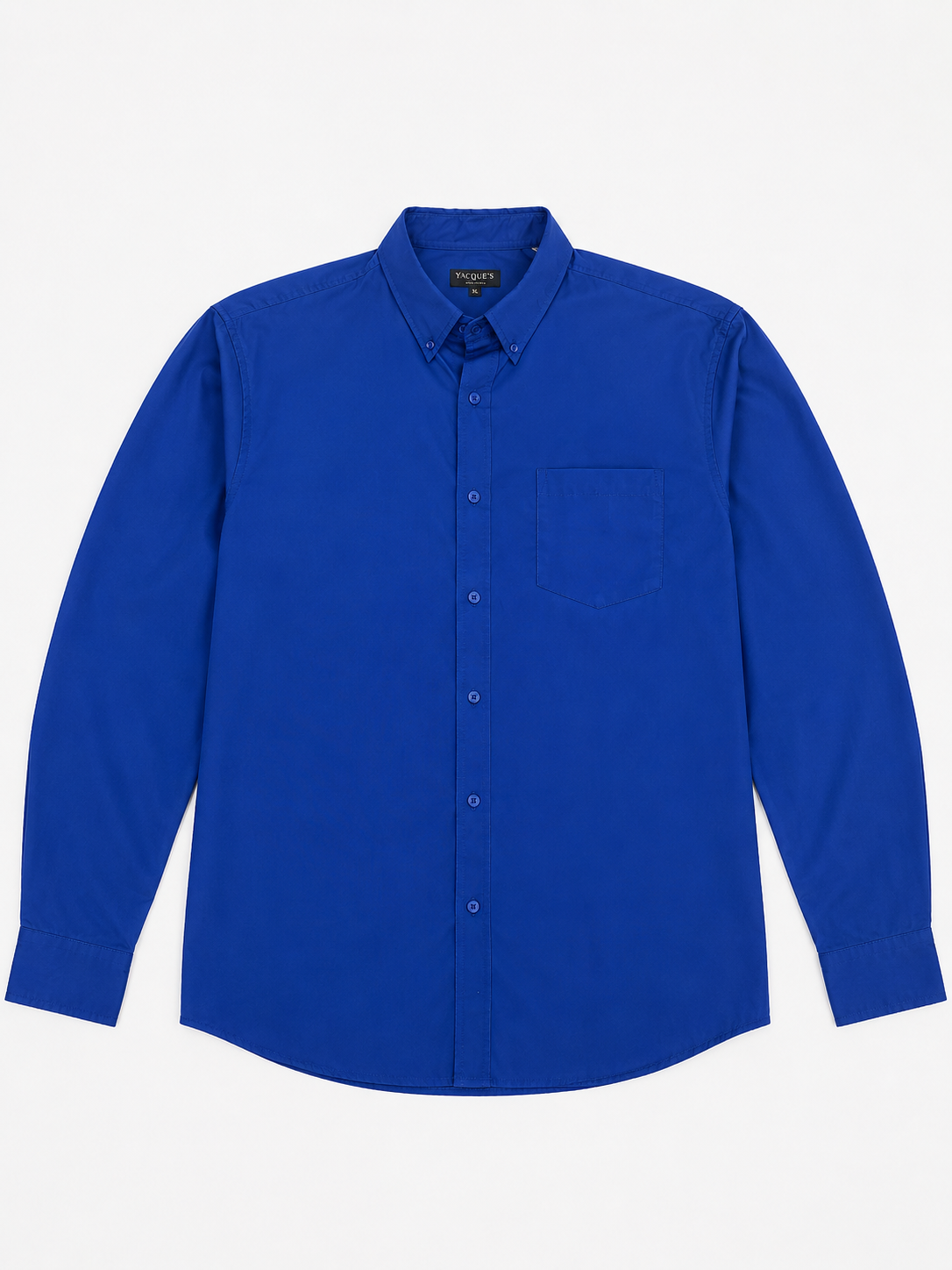 Camisa caballero XL Extra grande GU@S AZUL REY