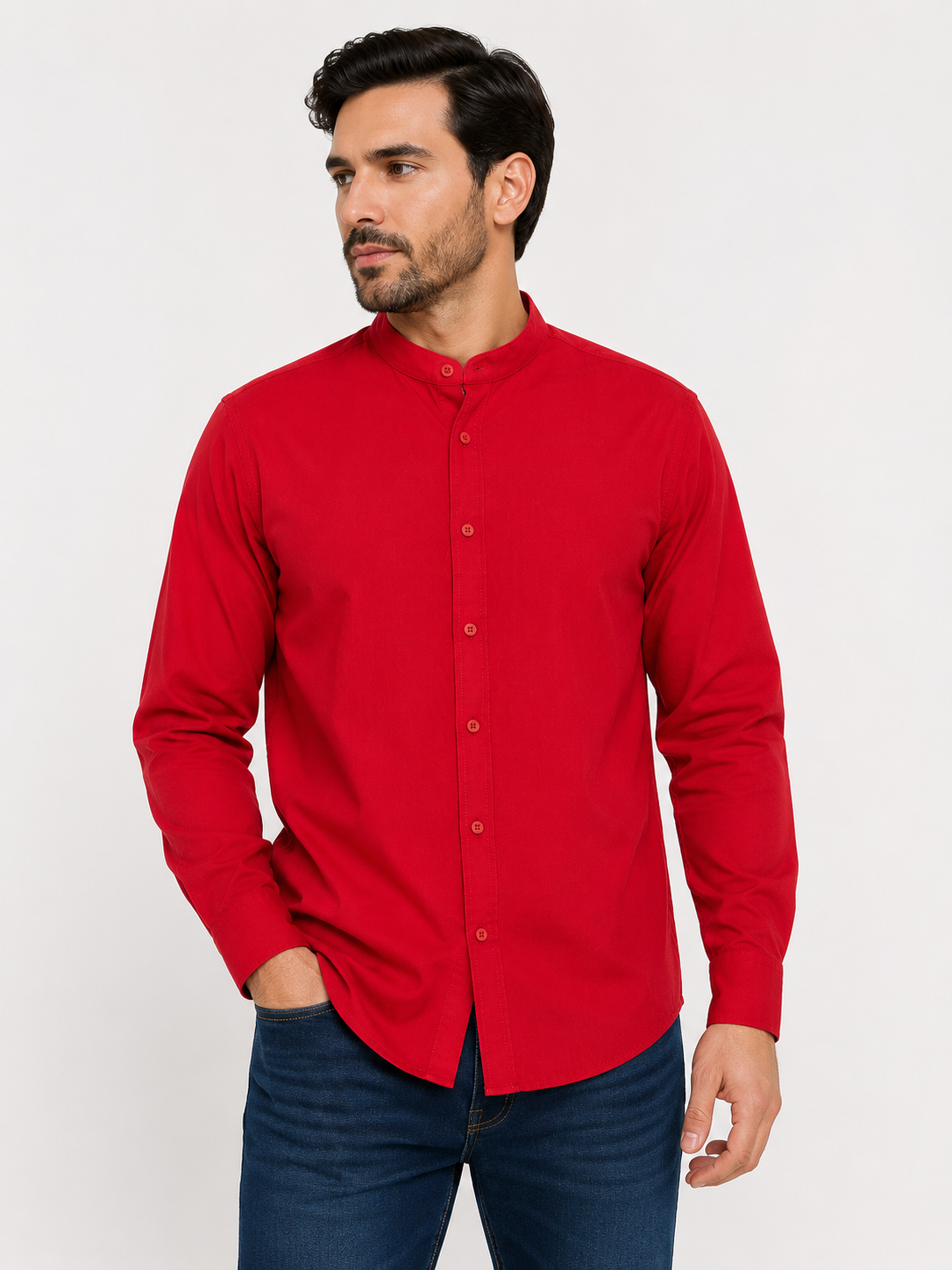 Camisa caballero XL Extra Grande F@CH@CO Rojo clásico