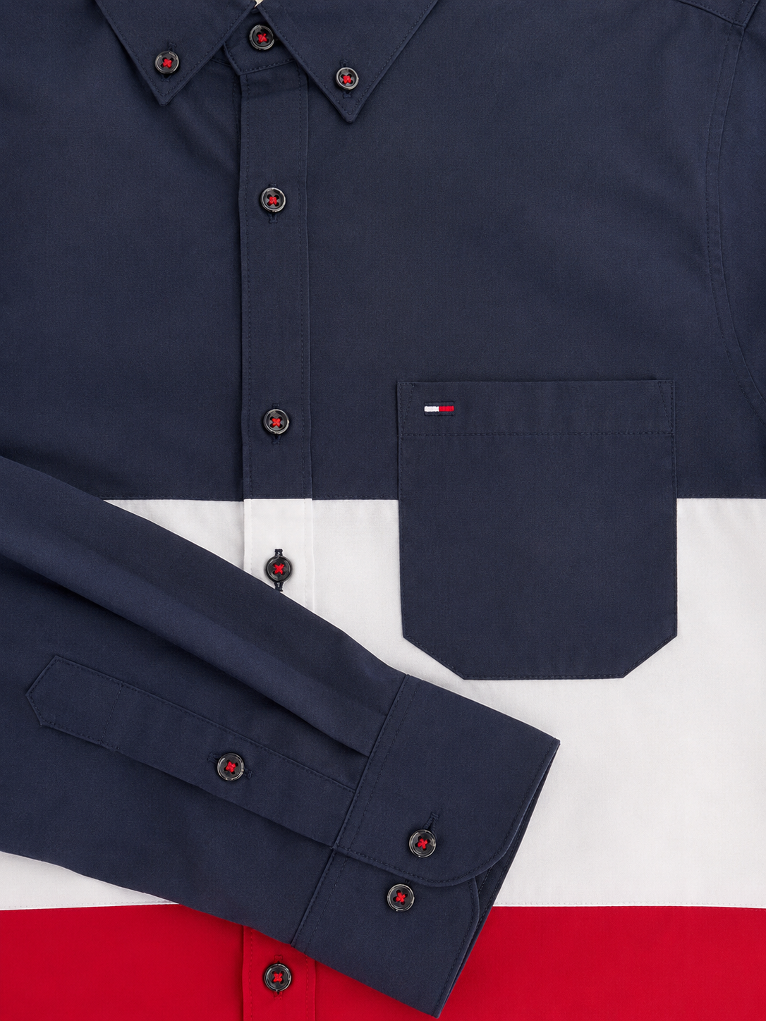 Camisa caballero XL Extra Grande T@MMY HILFIG@R Tricolor