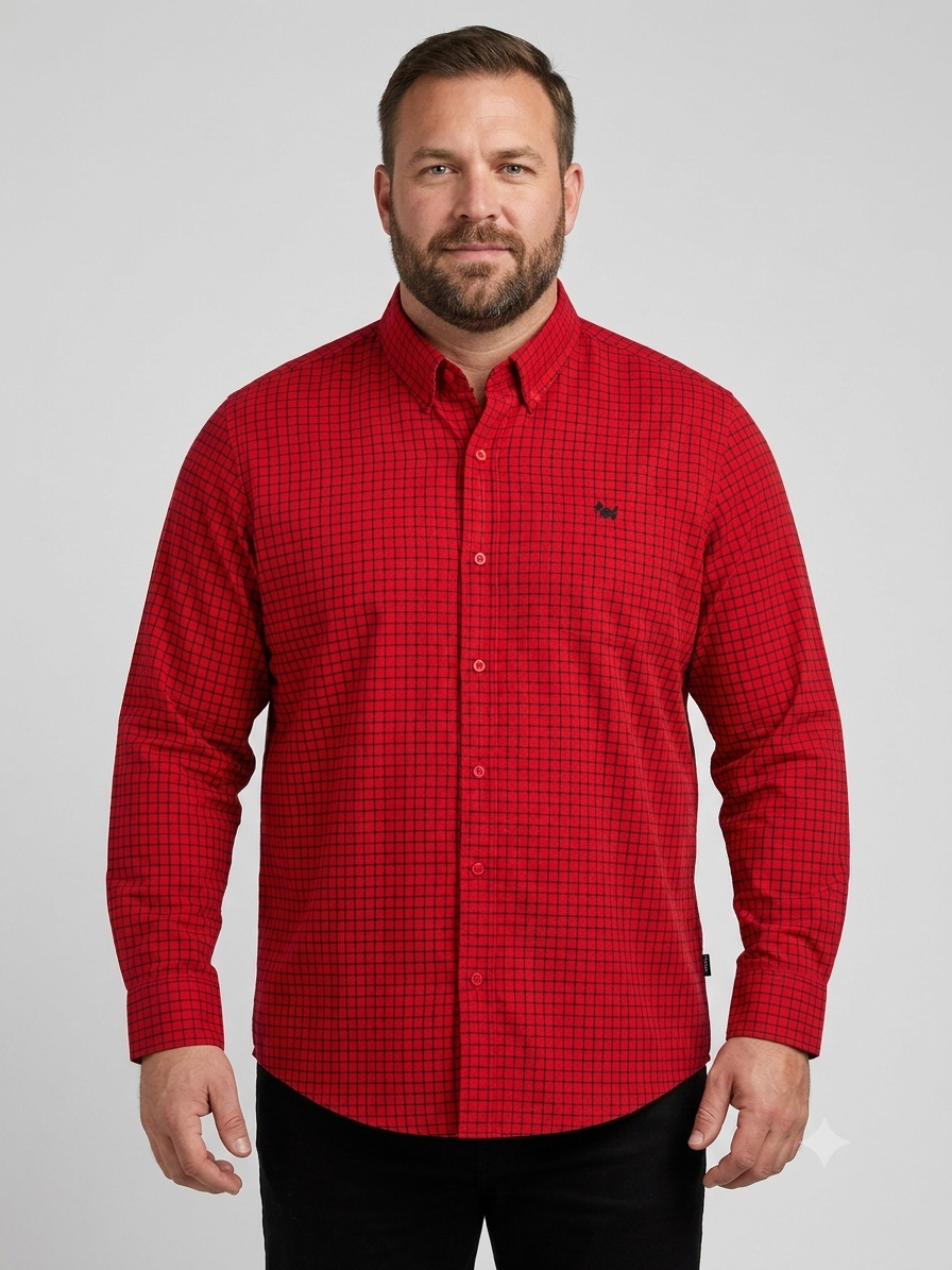 Camisa caballero 2XL FERRI@RI roja