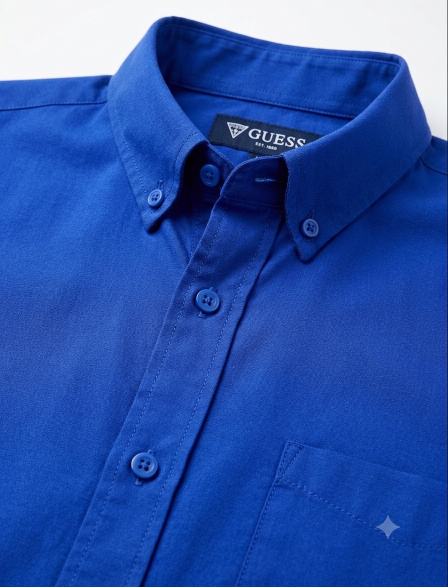 Camisa caballero 3XL G@ESS azul rey