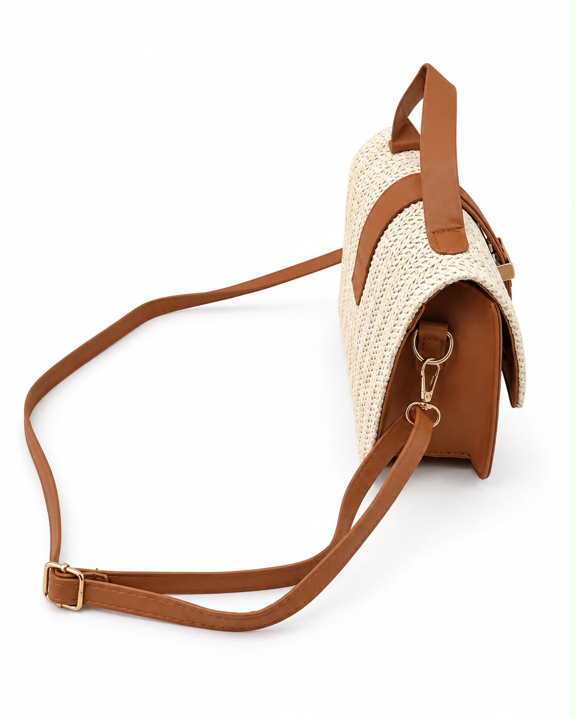 Bolsa dama con textura tejida ✨