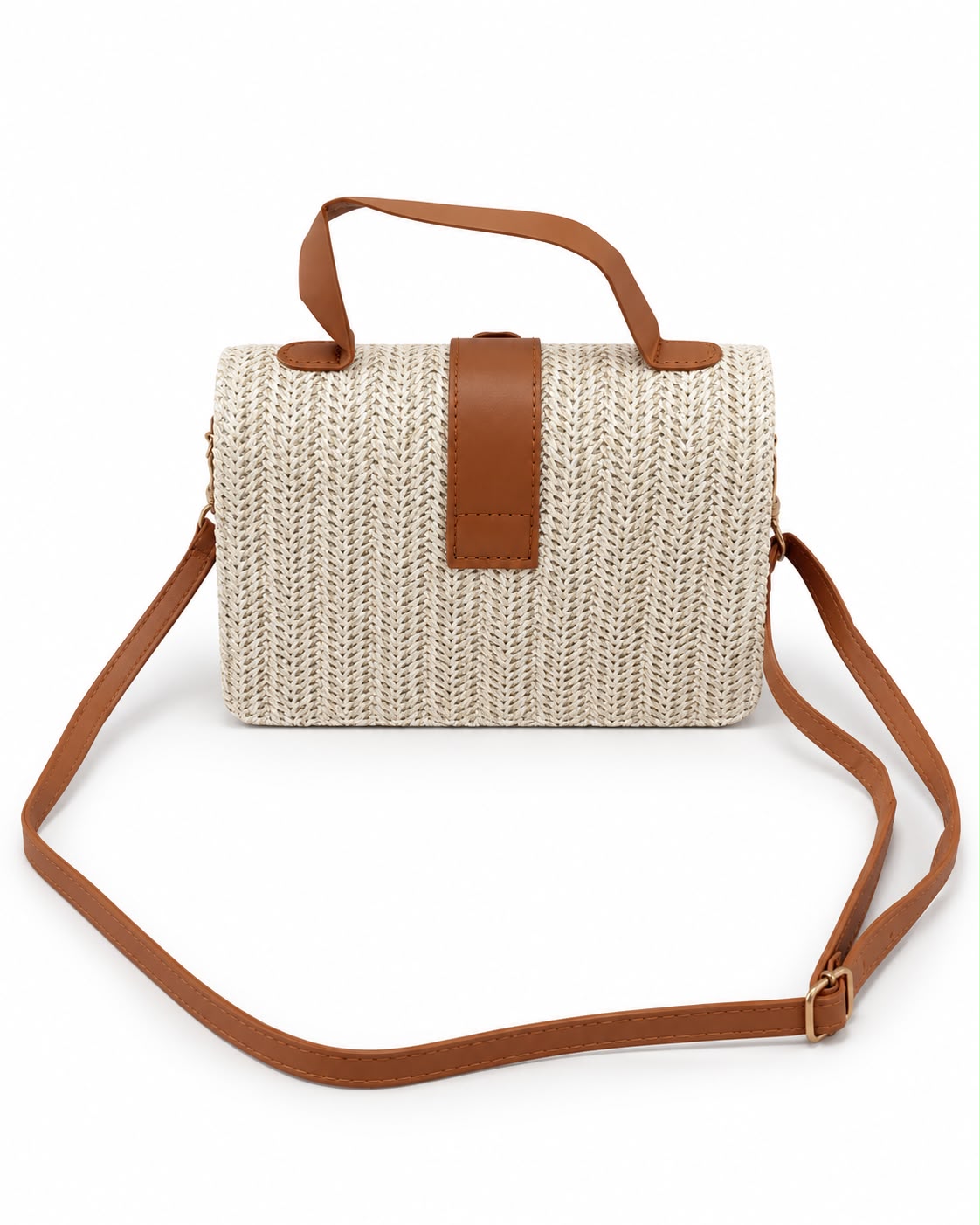 Bolsa dama con textura tejida ✨