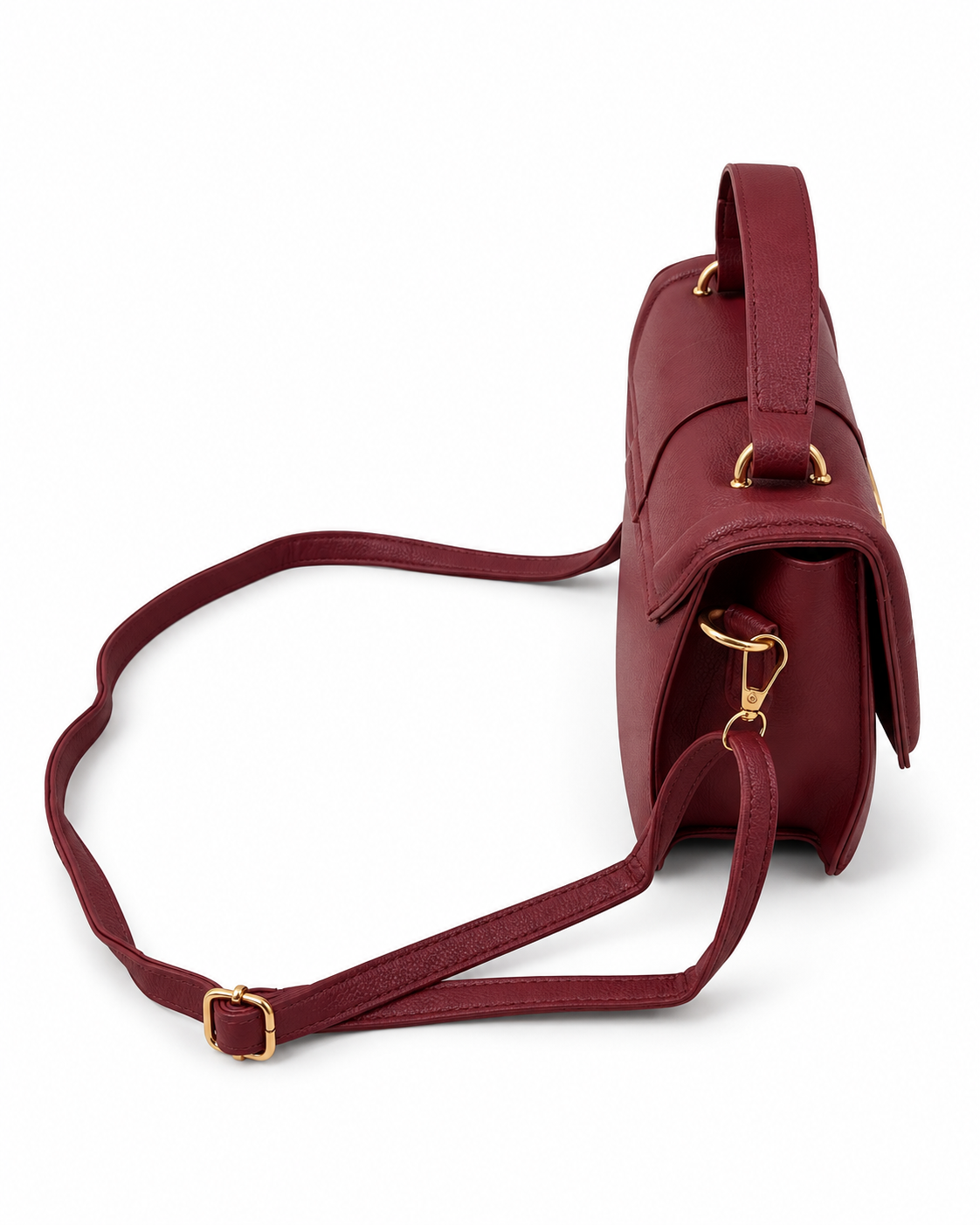 Bolsa dama estructurada con hebilla metálica ✨