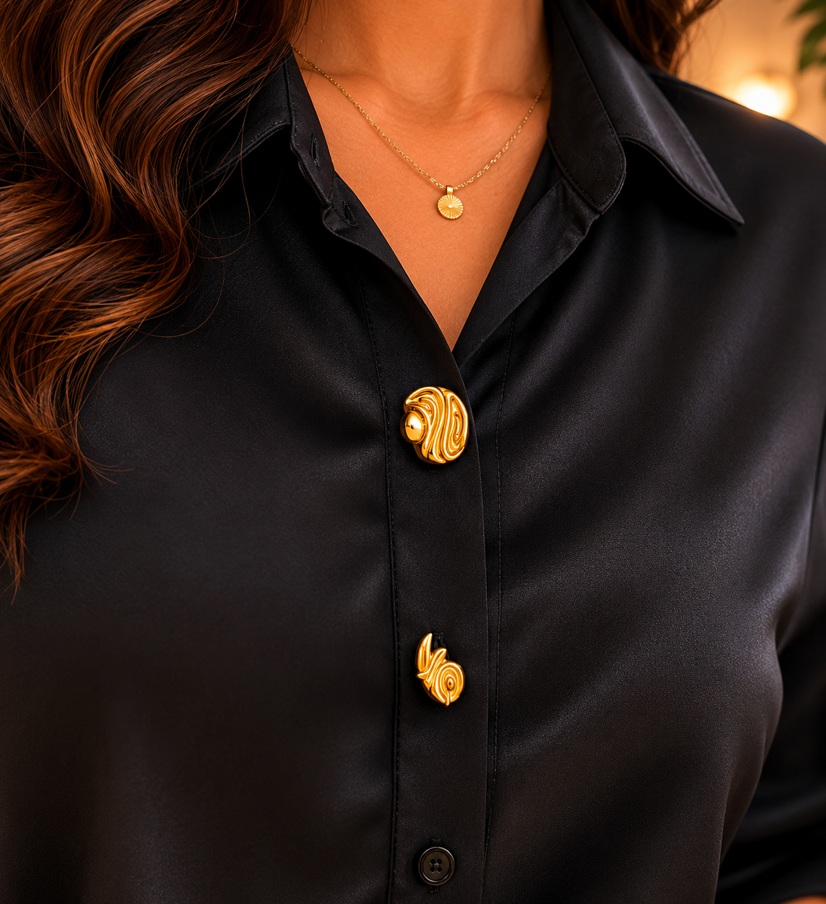 Blusa dama chica negr@ KISC@R