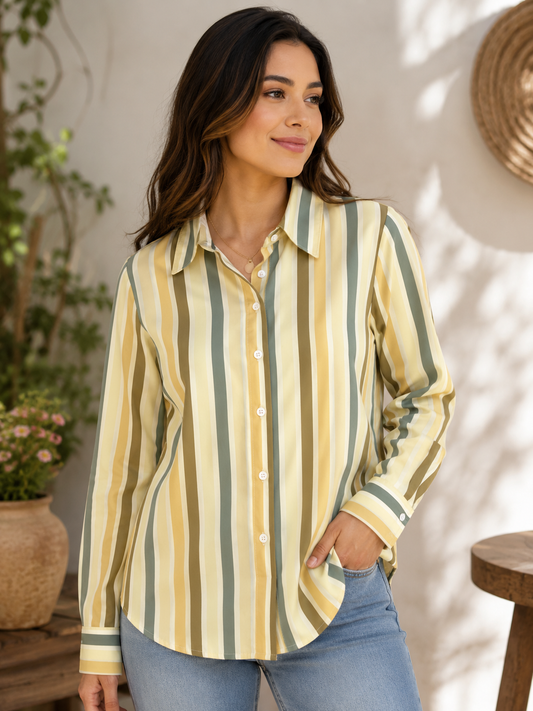Blusa Dama chica rayas