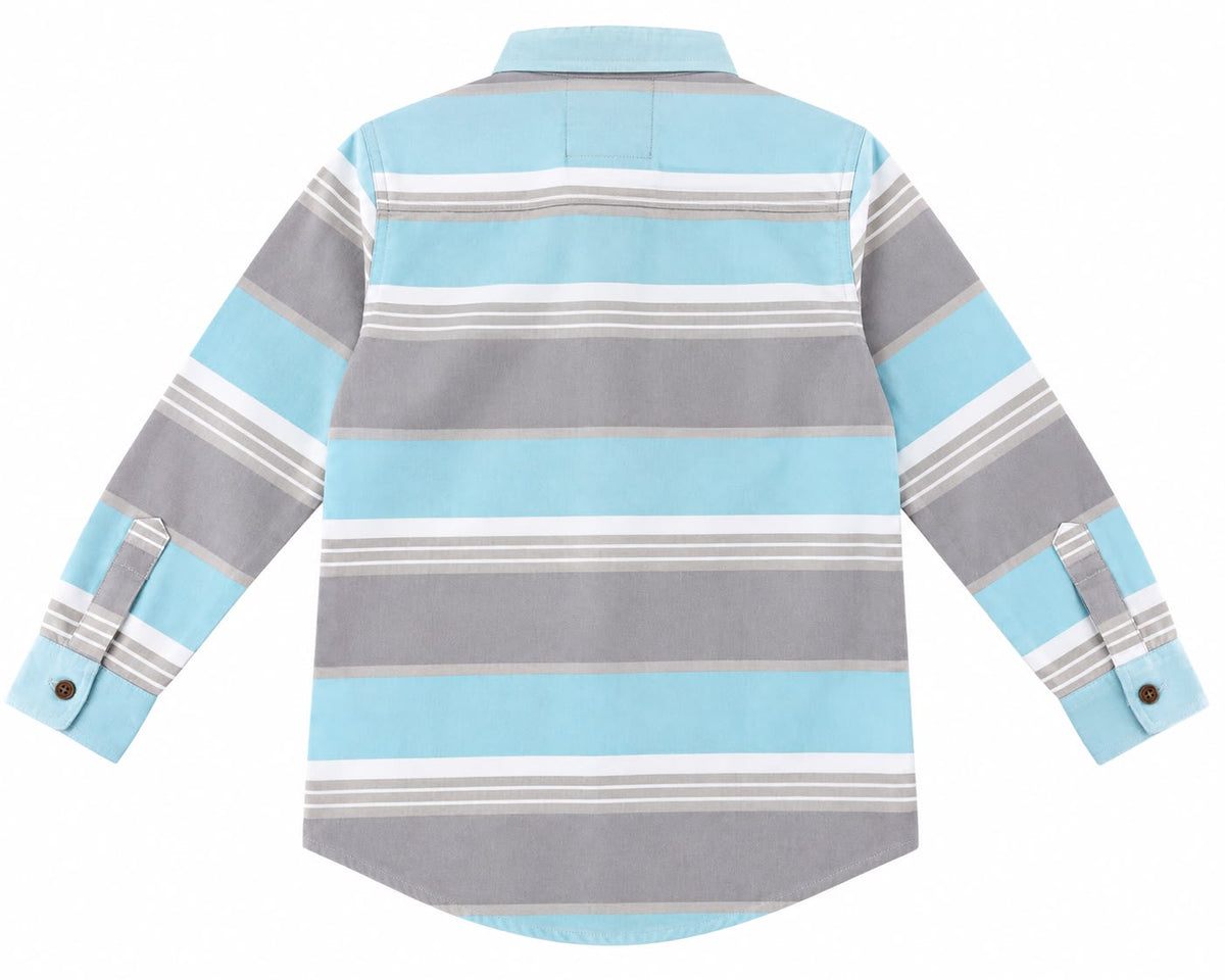 Camisa niño de manga larga a rayas