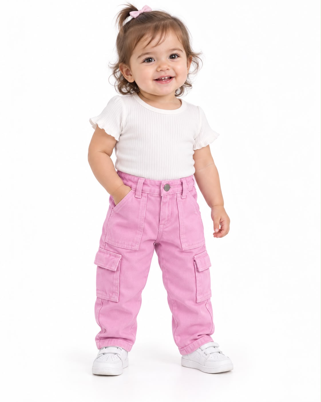Oferta Pantalón niña estilo cargo