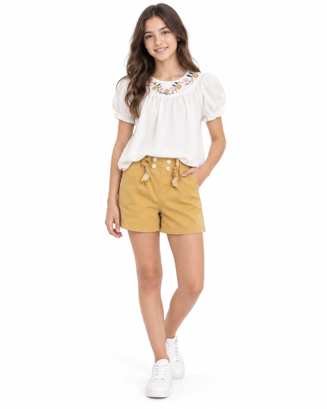 Set niña de blusa y short