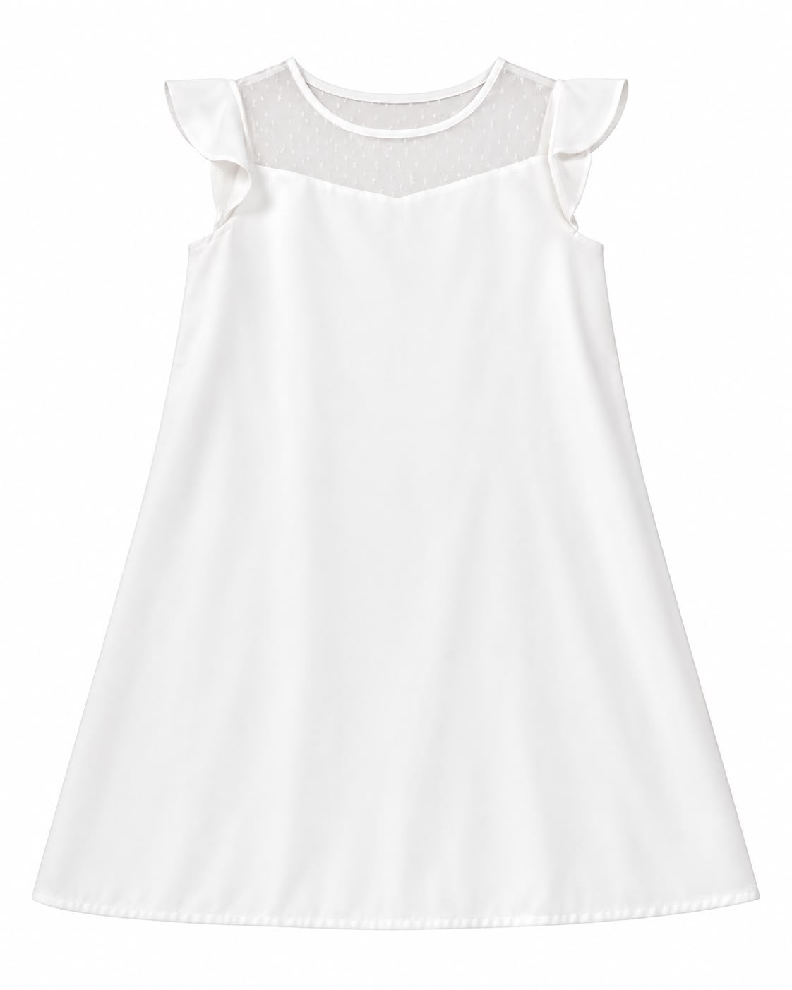 Vestido niña con detalle de tul