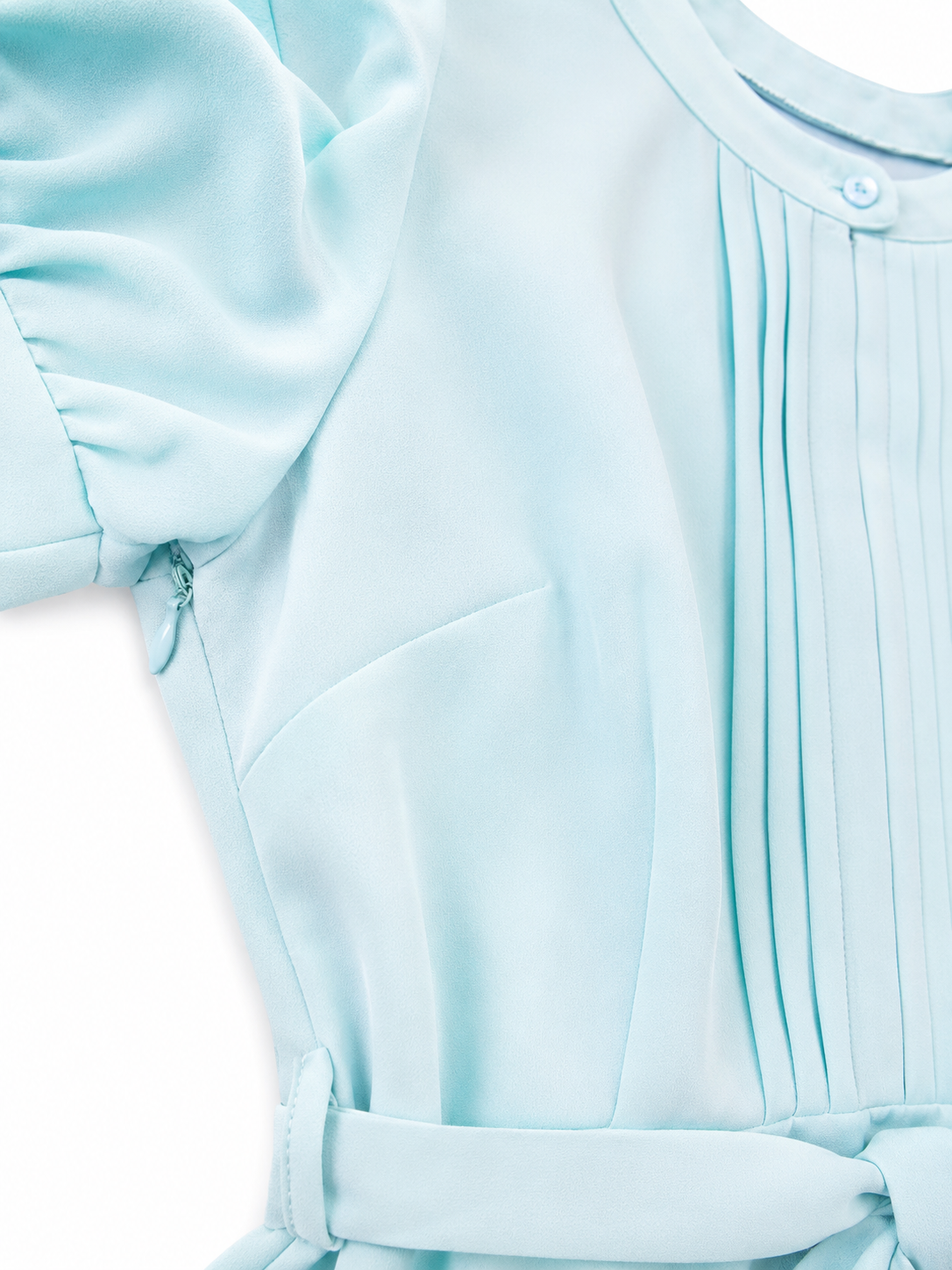 ✨ Blusa DamaCeleste con Cinturón  💙