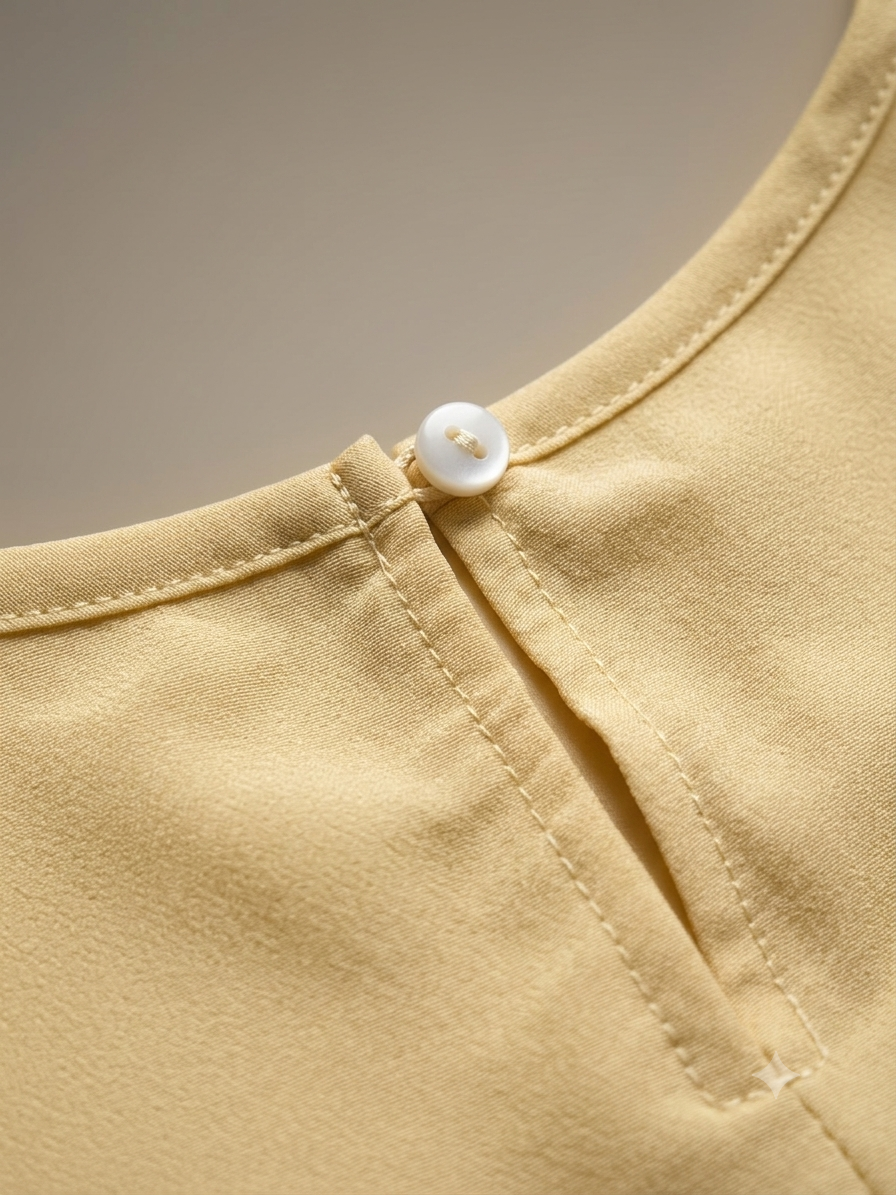 ✨ Blusa Dama Amarilla con Cinturón💛