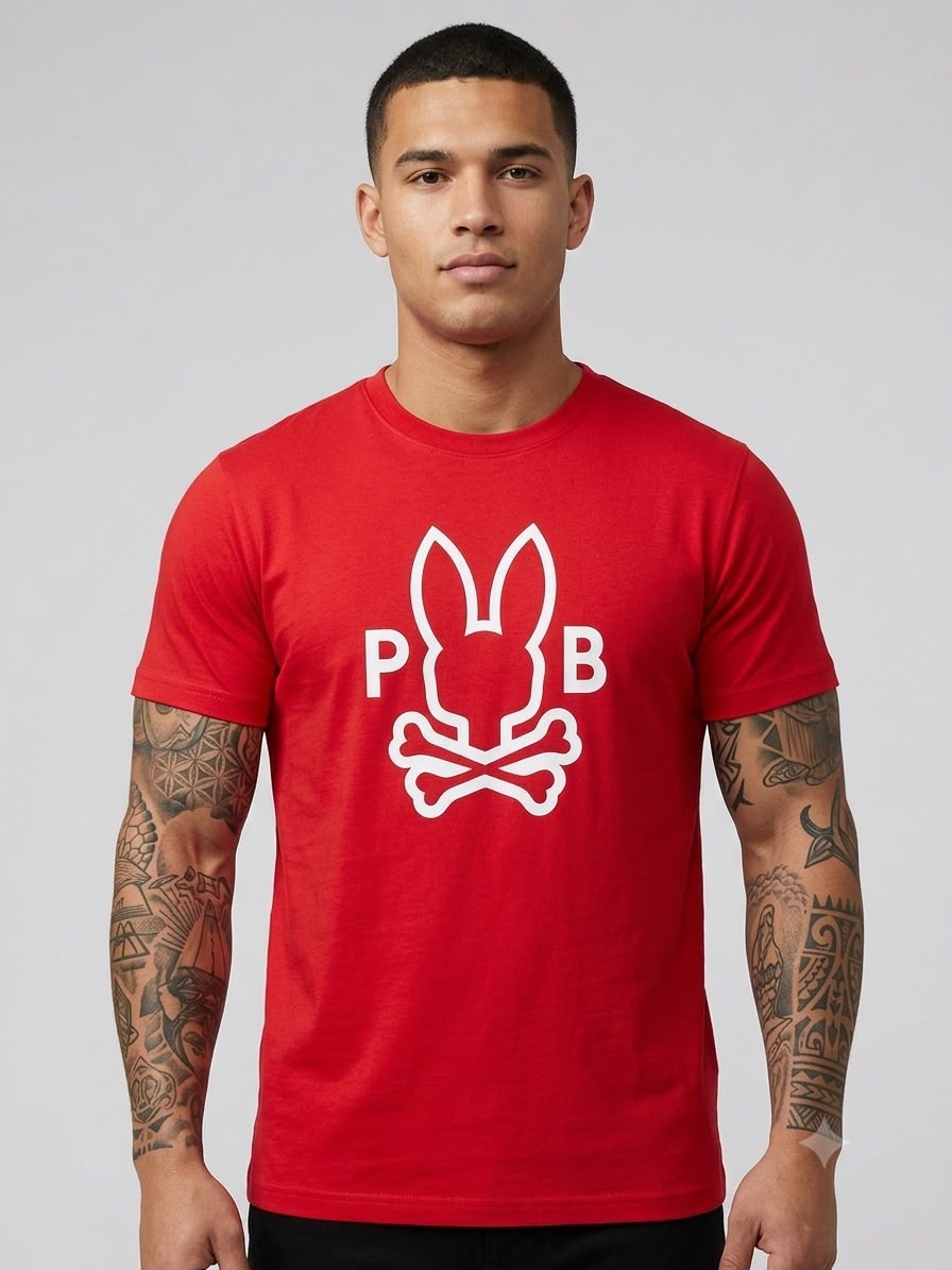 🐰 Playera caballero cuello redondo  PSYCH@ BUNNY 🐰