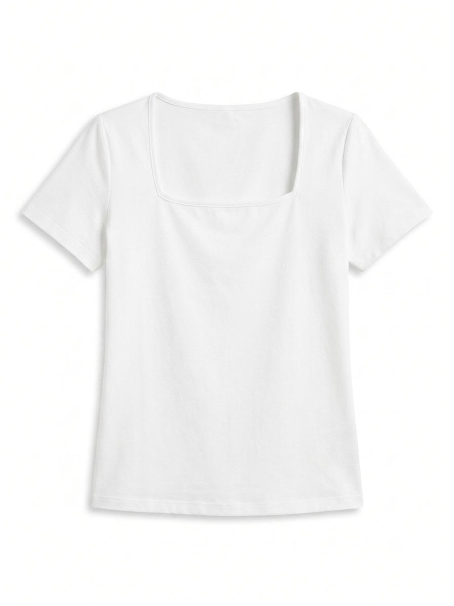 Blusa Dama extra grande XL cuello cuadrado