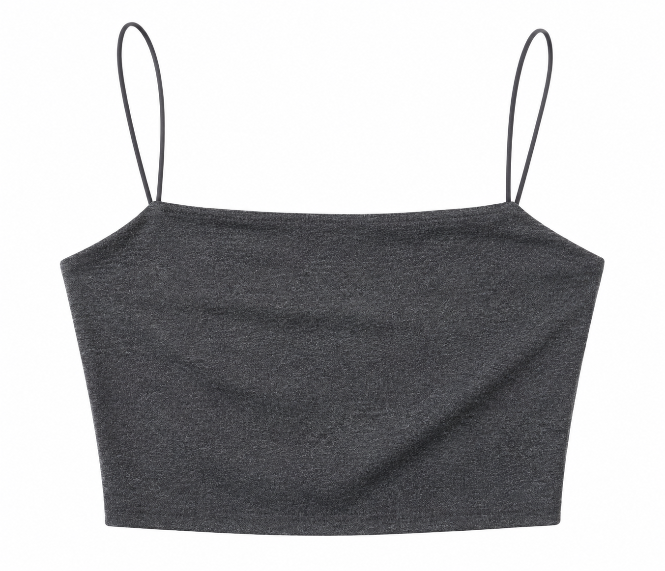 Blusa Dama basica crop de tirantes
