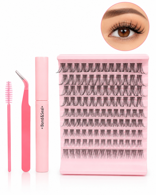 Kit de pestañas postizas de Racimo Premium – Efecto Hawaiana natural