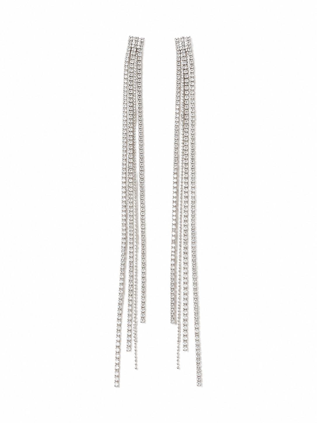 ✨ Aretes Largos de Brillo Cascada ✨