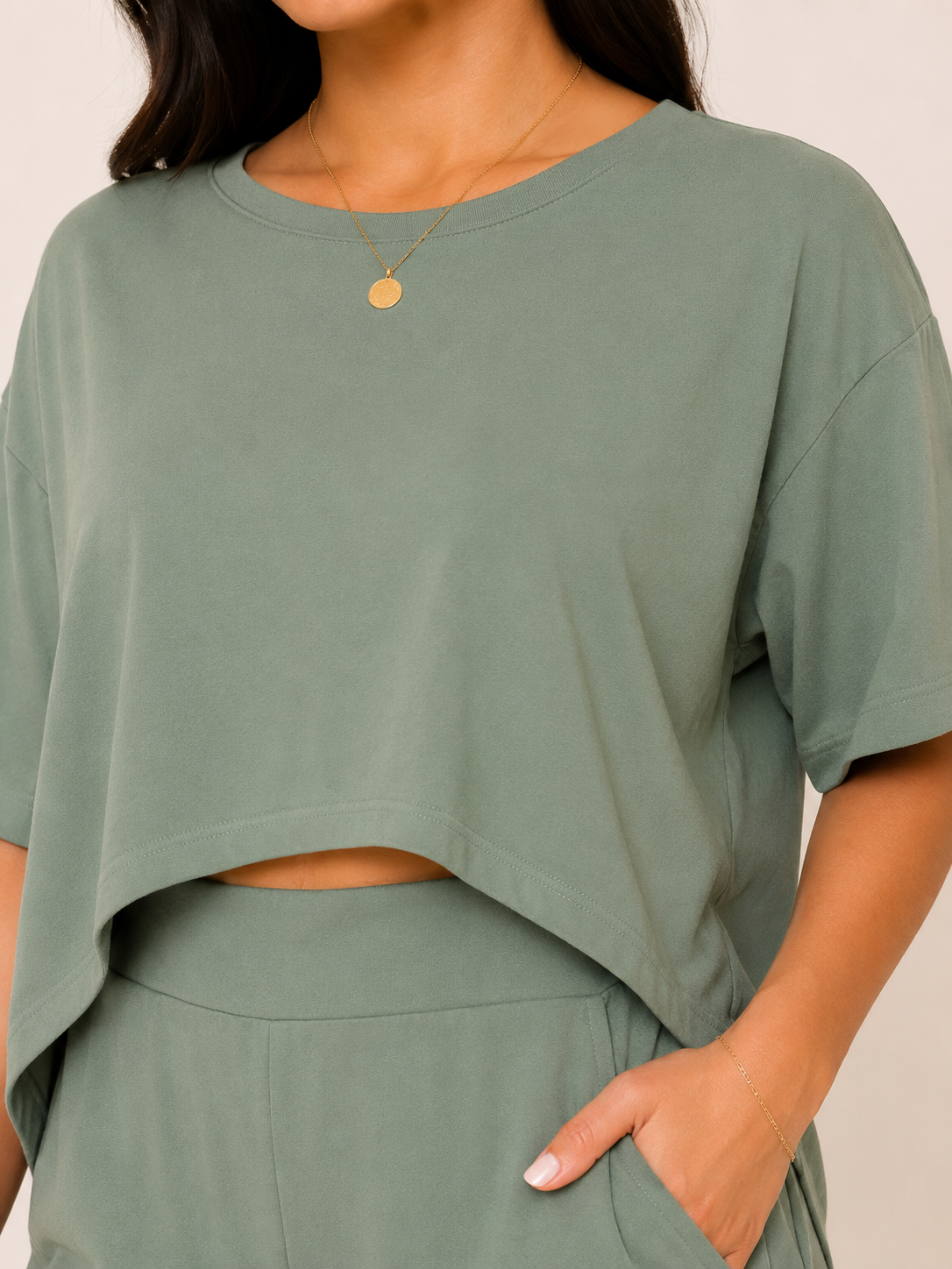 Conjunto Dama – Verde Olivo 💚