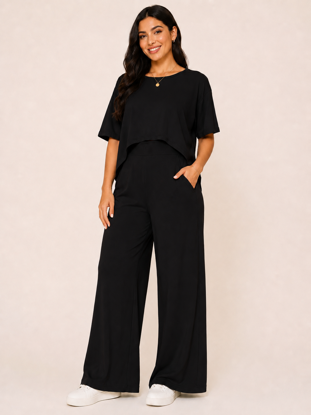 Conjunto dama Dúo Comfort – Negro 🖤
