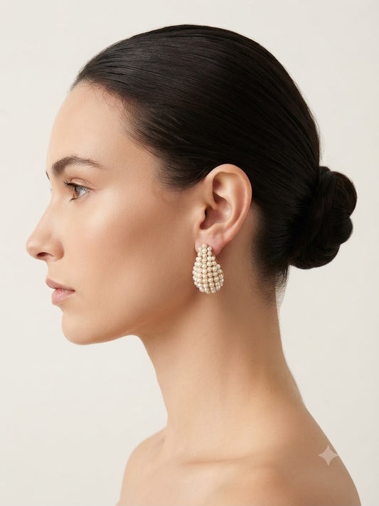 Aretes Gota de Perlas – Elegancia Atemporal